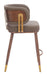 Brew Counter Stool Brown & Walnut