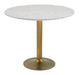 Fullerton Dining Table White & Gold