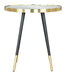 Particle Side Table Gold & Black