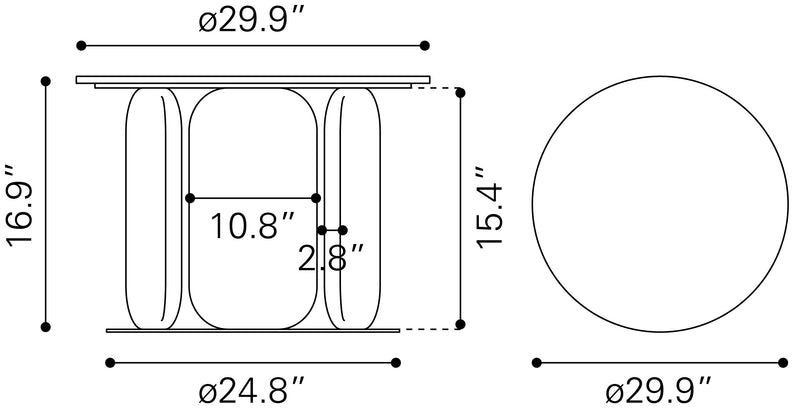 Pemba Coffee Table Multicolor