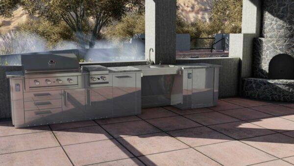 20” ADA Compliant Single Sink with Cover & Hot/Cold Faucet & Soap Dispenser,Removable Lid, (1) Sink Drain