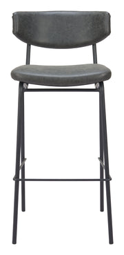 Charon Barstool (Set of 2) Vintage Black