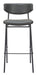 Charon Barstool (Set of 2) Vintage Black