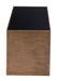 Reed Coffee Table Brass & Black