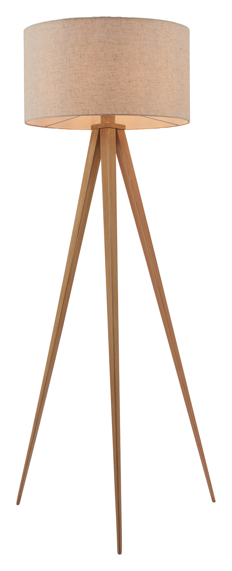 Imperial Floor Lamp Beige & Natural