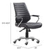 Enterprise Low Back Office Chair Black