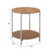 Adna Side Table Brown