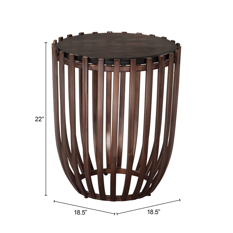 Kafig Side Table Bronze