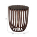 Kafig Side Table Bronze