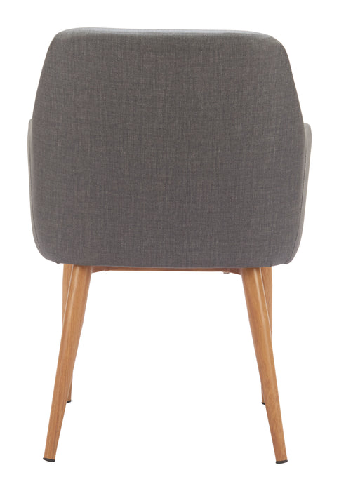 Wisom Dining Chair (Set of 2) Gray