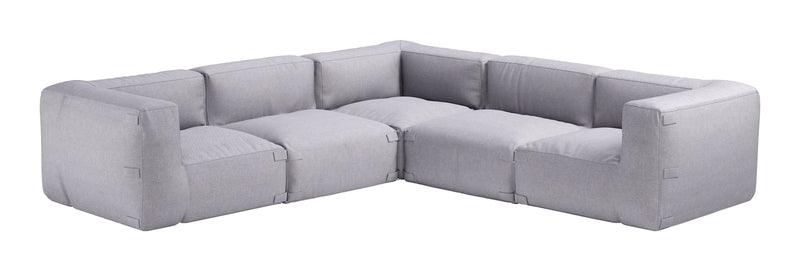 Luanda Corner Chair Gray