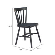 Tyce Dining Chair (Set of 2) Black
