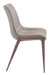 Magnus Dining Chair (Set of 2) Brown & Walnut