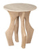 Eda Side Table White & Natural