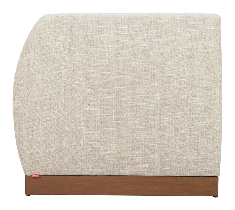 Christy Corner Chair Beige