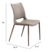 Ace Dining Chair (Set of 2) Brown & Walnut