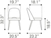 Teddy Dining Chair (Set of 2) Gray