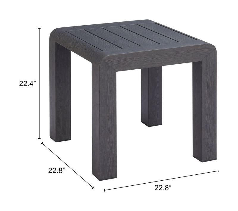 Rolig Side Table Black