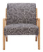 Runa Accent Chair Gray & Natural