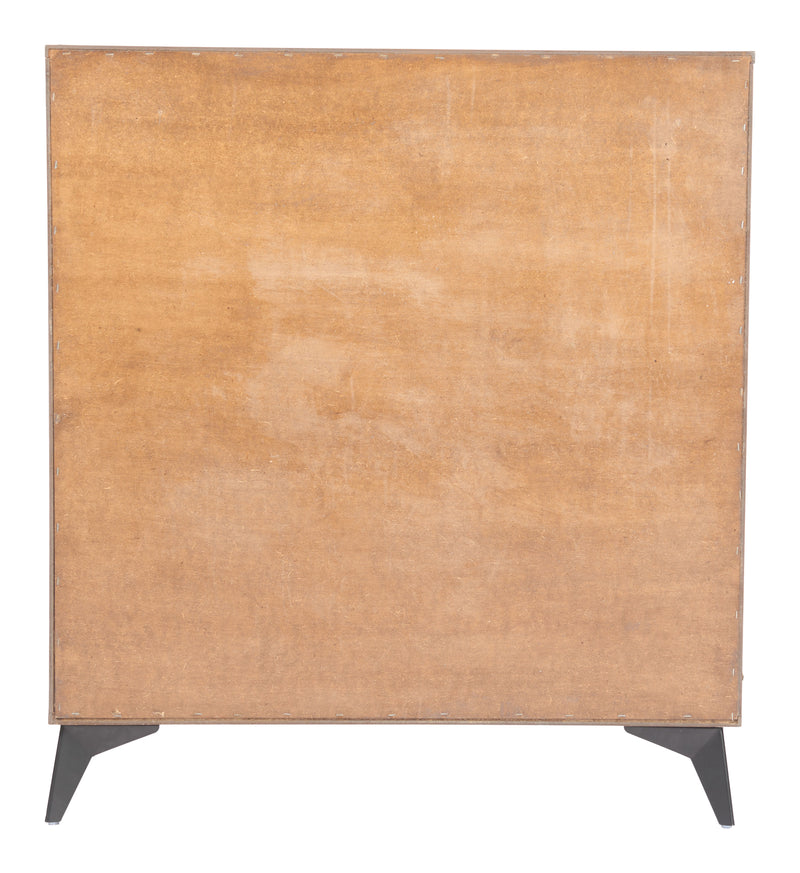 Zarif Chest Black & Walnut