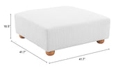 Tayte Ottoman White