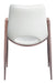 Desi Dining Chair (Set of 2) White & Walnut