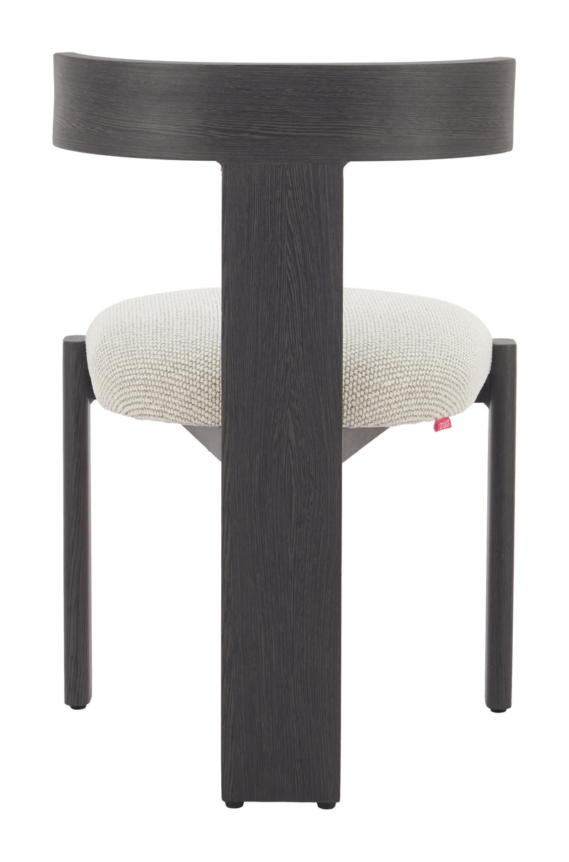 Tiana Dining Chair Black & Beige