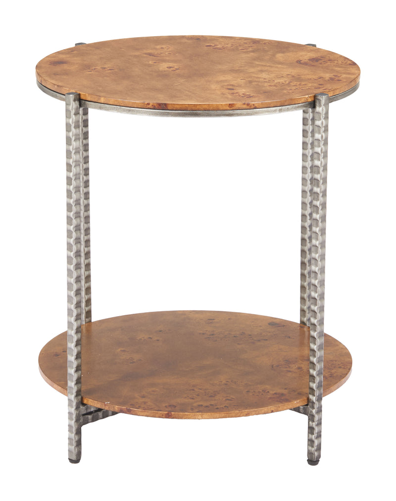 Adna Side Table Brown