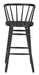 Stenger Barstool (Set of 2) Black