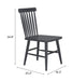 Zeilen Dining Chair (Set of 2) Black