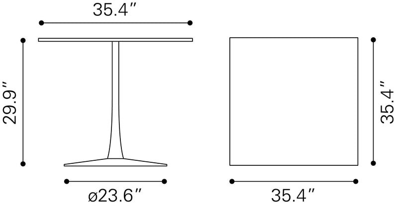 Molly Dining Table Brown