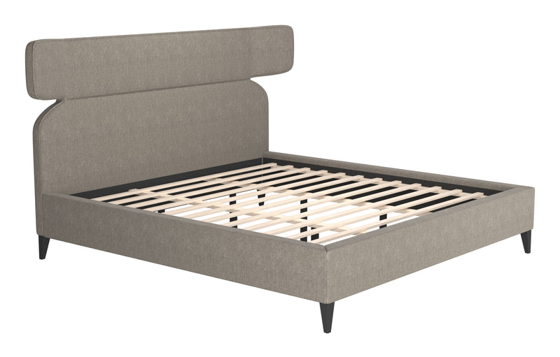 Dusa King Bed Olive Brown