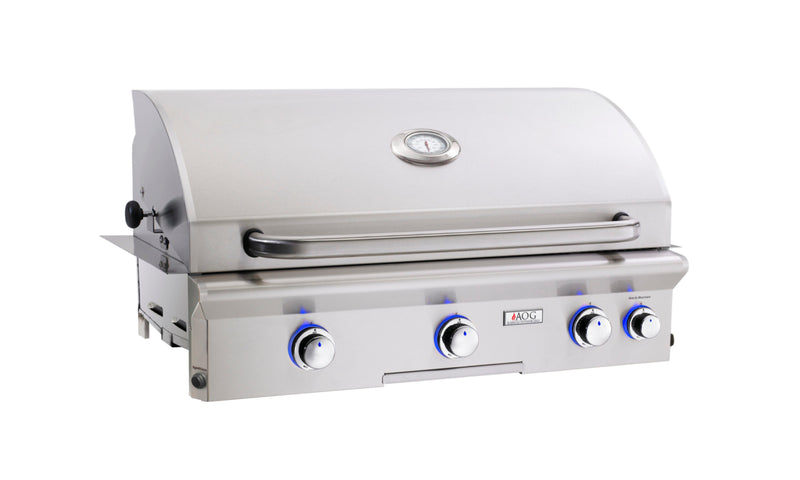 AOG L-Series 36-Inch 3-Burner Built-In Gas Grill With Rotisserie