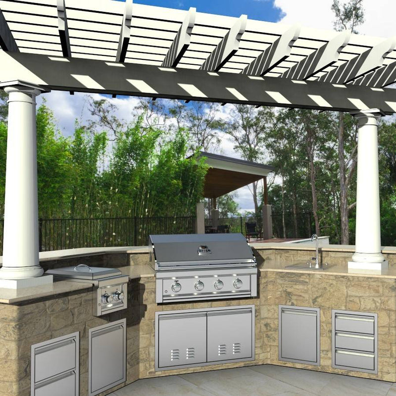 30" Aruba Series Double Doors, works best w/appliance between