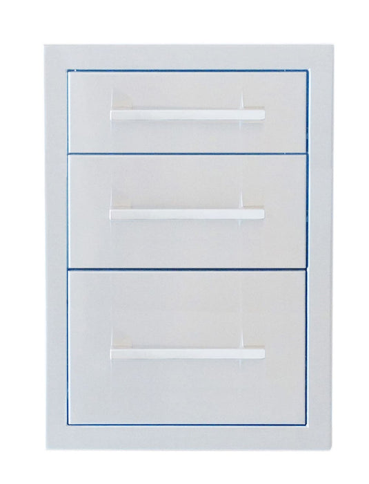 18" Beveled Frame Triple Drawer