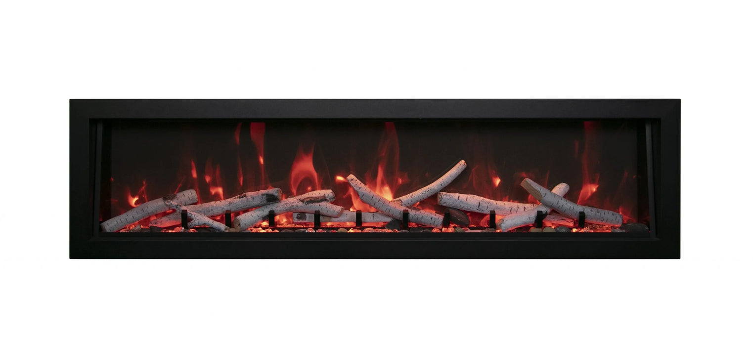 Deep Indoor or Outdoor Electric Built-in only with black steel surround