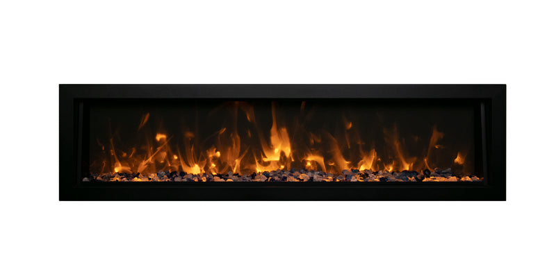 Panorama Deep Full View Smart Electric  - Indoor /Outdoor WiFi Enabled Fireplace