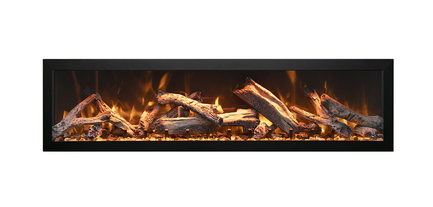 Deep Indoor or Outdoor Electric Built-in only with black steel surround