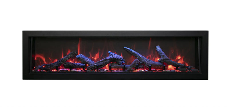 Deep Indoor or Outdoor Electric Built-in only with black steel surround