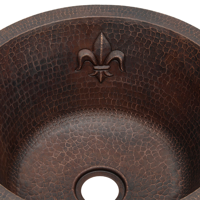 16" Round Copper Bar Sink