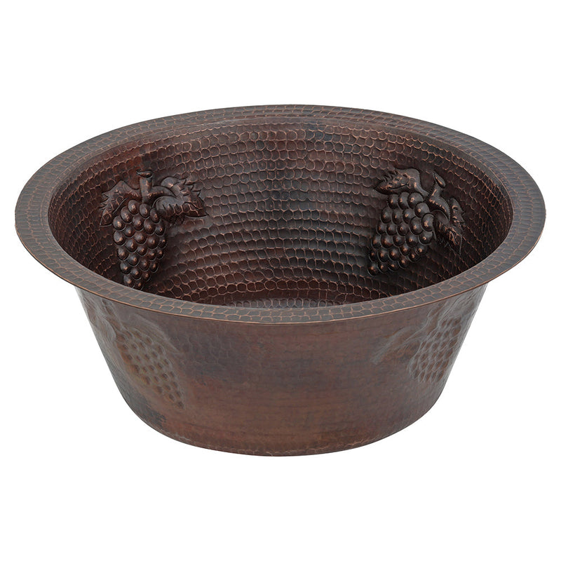 16" Round Copper Bar Sink