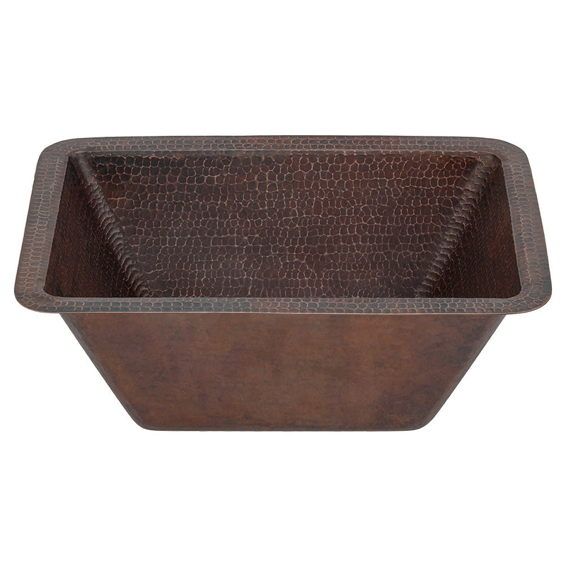 17" Rectangle Copper Bar Sink