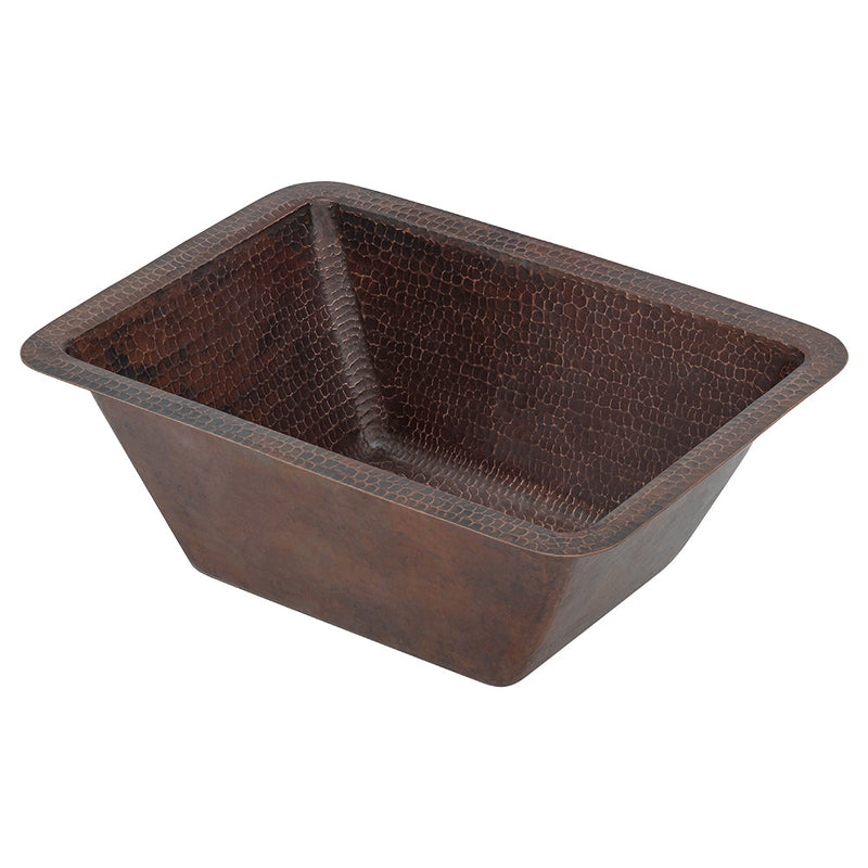 17" Rectangle Copper Bar Sink