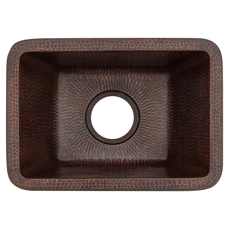 17" Rectangle Copper Bar Sink