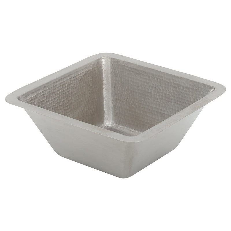 15" Square Hammered Copper Bar/Prep Sink