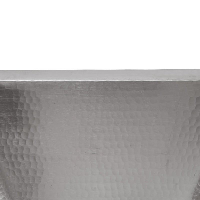 15" Square Hammered Copper Bar/Prep Sink