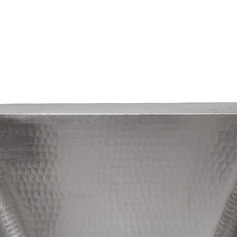 15" Square Hammered Copper Bar/Prep Sink