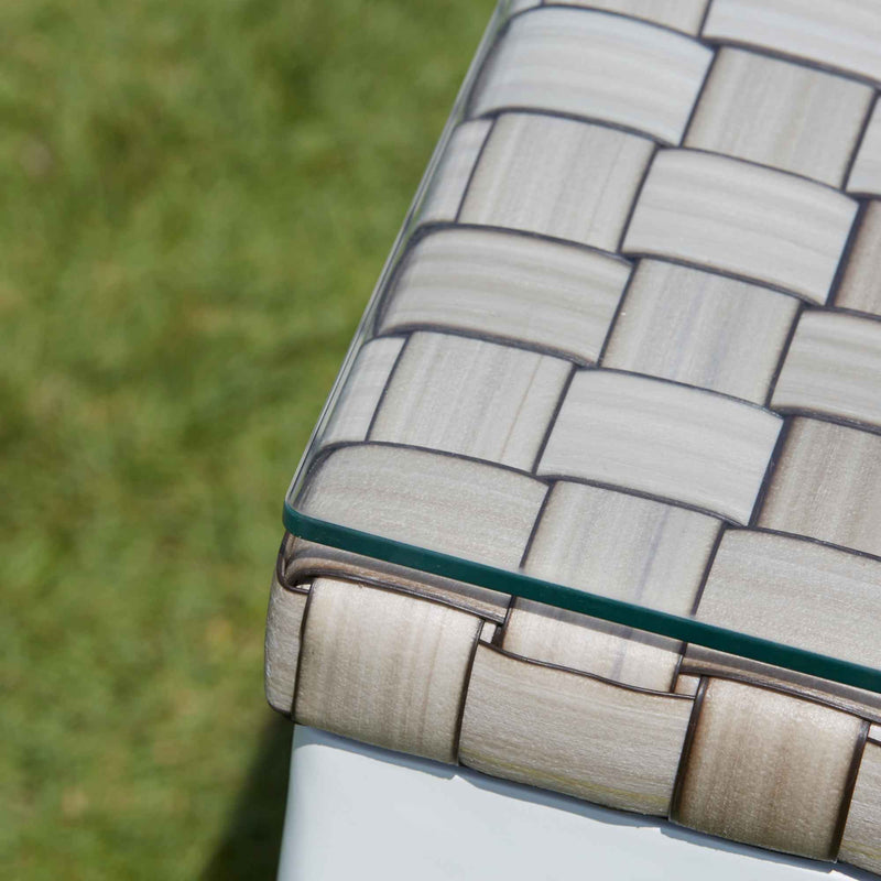 Brafta Side Table with Glass