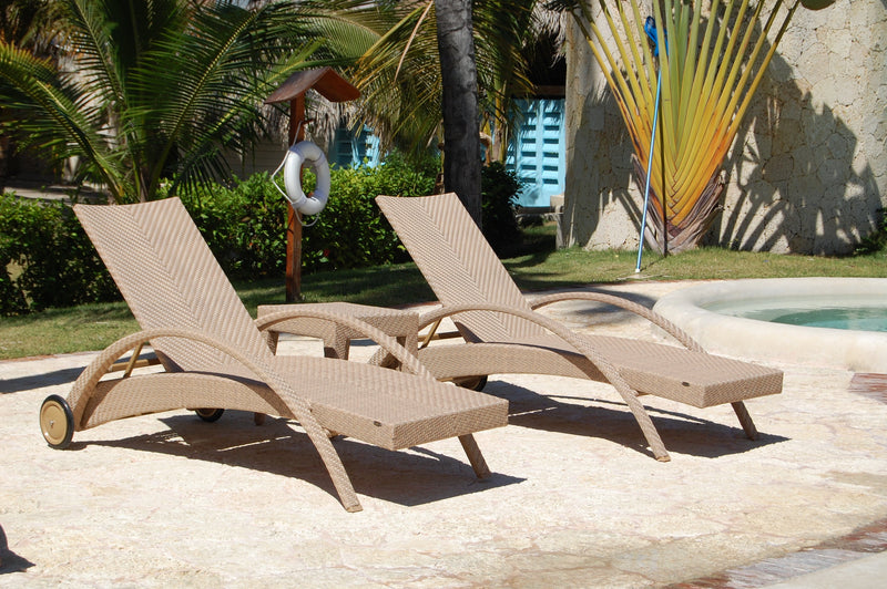 Panama Jack Austin 3-Piece Chaise Lounge Set