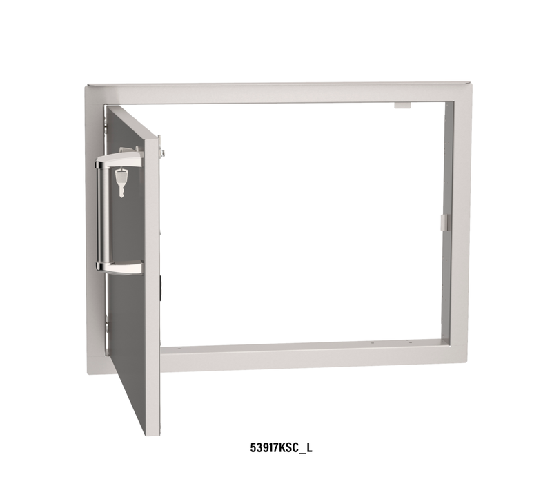 Fire Magic Flush Mounted Horizontal Single Access Doors 18” x 24-1/2”, Horizontal